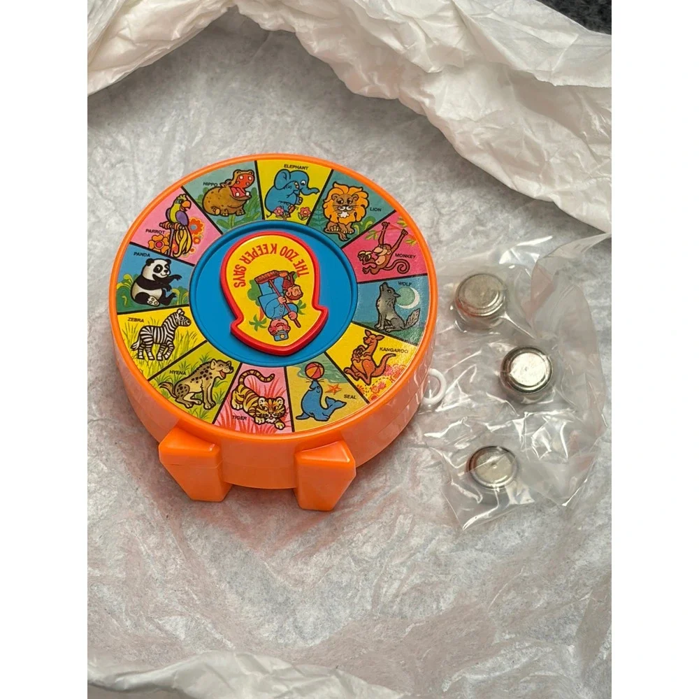 Hallmark Keepsake Fisher-Price Ornament Lot School Clock See N Say Fun Jet 4pc